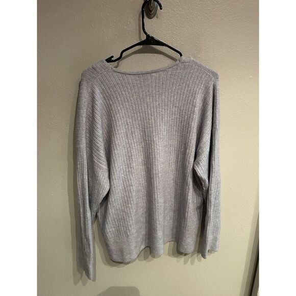 Madewell Women’s 1X Blue Cardigan Wool Alpaca Sweater - Picture 3 of 5